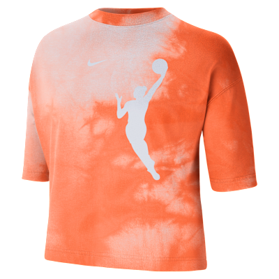 売れ筋商品|||ナイキ カットソー トップス レディース Men's and Women's Orange WNBA Logo Woman Premium Essential T-Shirt Orange wnba-logo-swoosh-t-shirt-